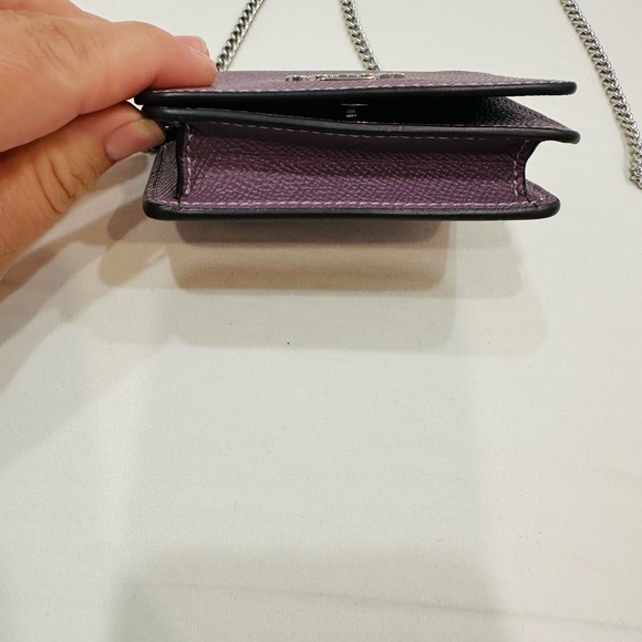 Coach Metallic Purple Mini-wallet Bag - Picture 9 of 10